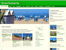 Tablet Screenshot of grancanarialive.de
